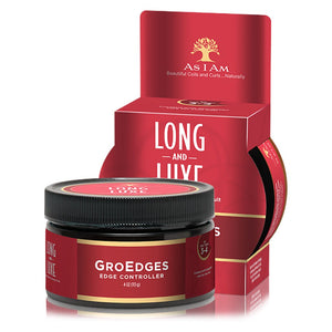 As I Am Long And Luxe Pomegranate & Passion Fruit Gro Edges Edge Controller  4oz