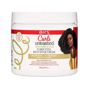 ORS Curls Unleashed Shea Butter & Honey Curly Coil Rich Style Crème  16oz