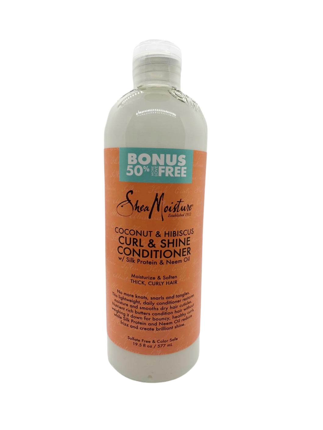 Shea Moisture Coconut & Hibiscus Curl & Shine Conditioner 19.5oz